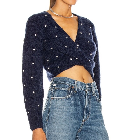 Self-Portrait Diamante Sweater - Picture 1 of 4